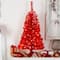 3ft. Pre-Lit Red Artificial Christmas Tree, Warm White LED Lights